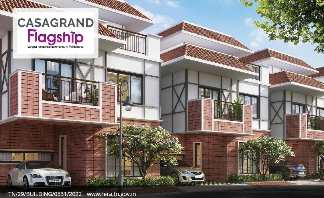 casagrand flagship villa at pallikarani near to perungudi